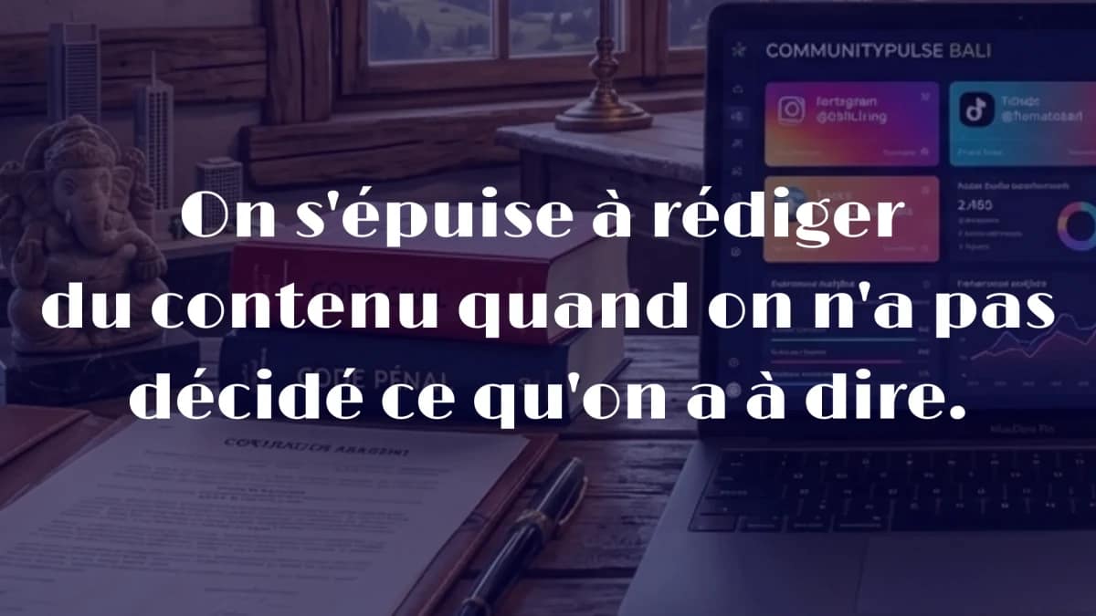 s'épuiser rédiger contenu réseaux sociaux newsletter