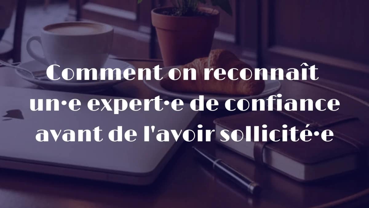 expert de confiance image de marque