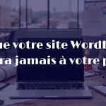 site WordPress sans coder
