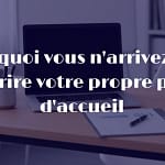 Texte page d'accueil site professionnel