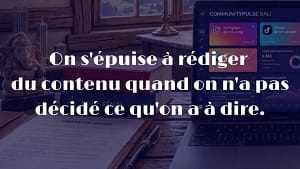 s'épuiser rédiger contenu réseaux sociaux newsletter